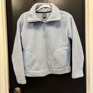 Joe Fresh Sherpa Fleece Quarter Zip Jacket